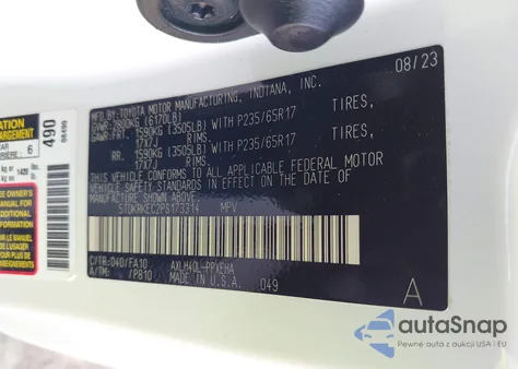 2023 Toyota Sienna Le from USA, damaged, VIN 5TDKRKEC2PS173314